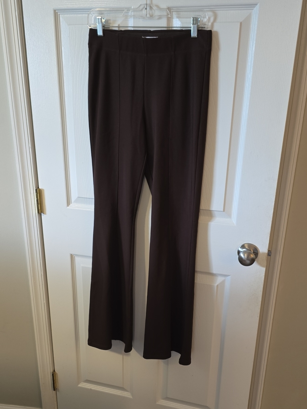 Garage Brown Stretch Boot-Cut Pants